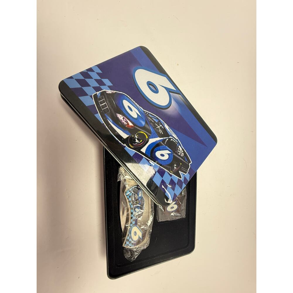 Mark Martin NASCAR 6 Racing Knife Lighter Gift Set Collectible Tin Case